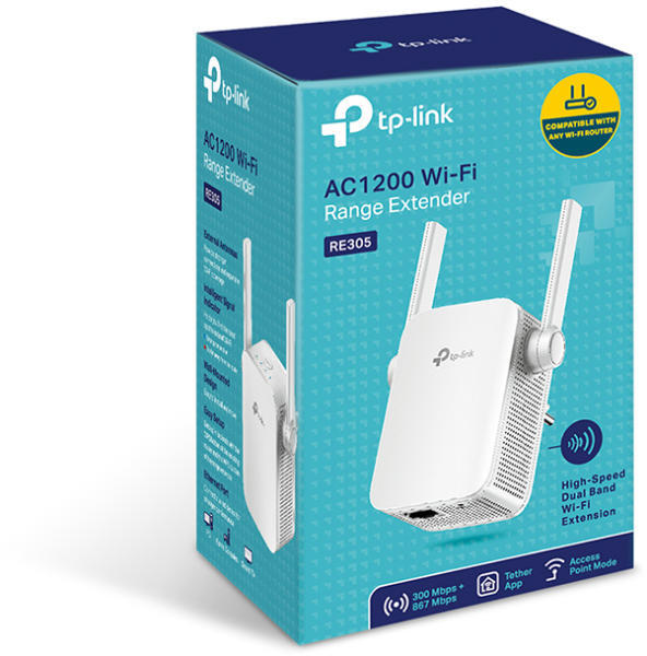 TP-Link Wifi Range Extender Re305 Ac 1200