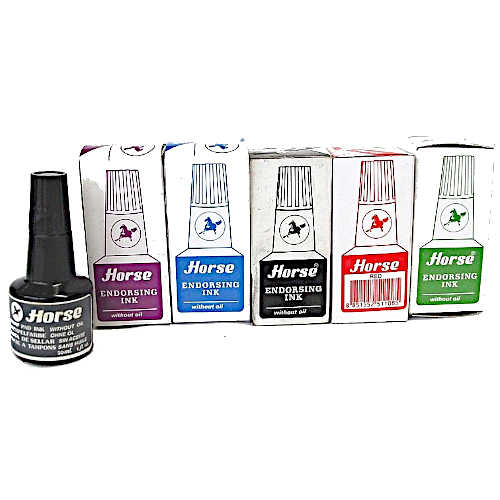 HORSE ENDORSING INK