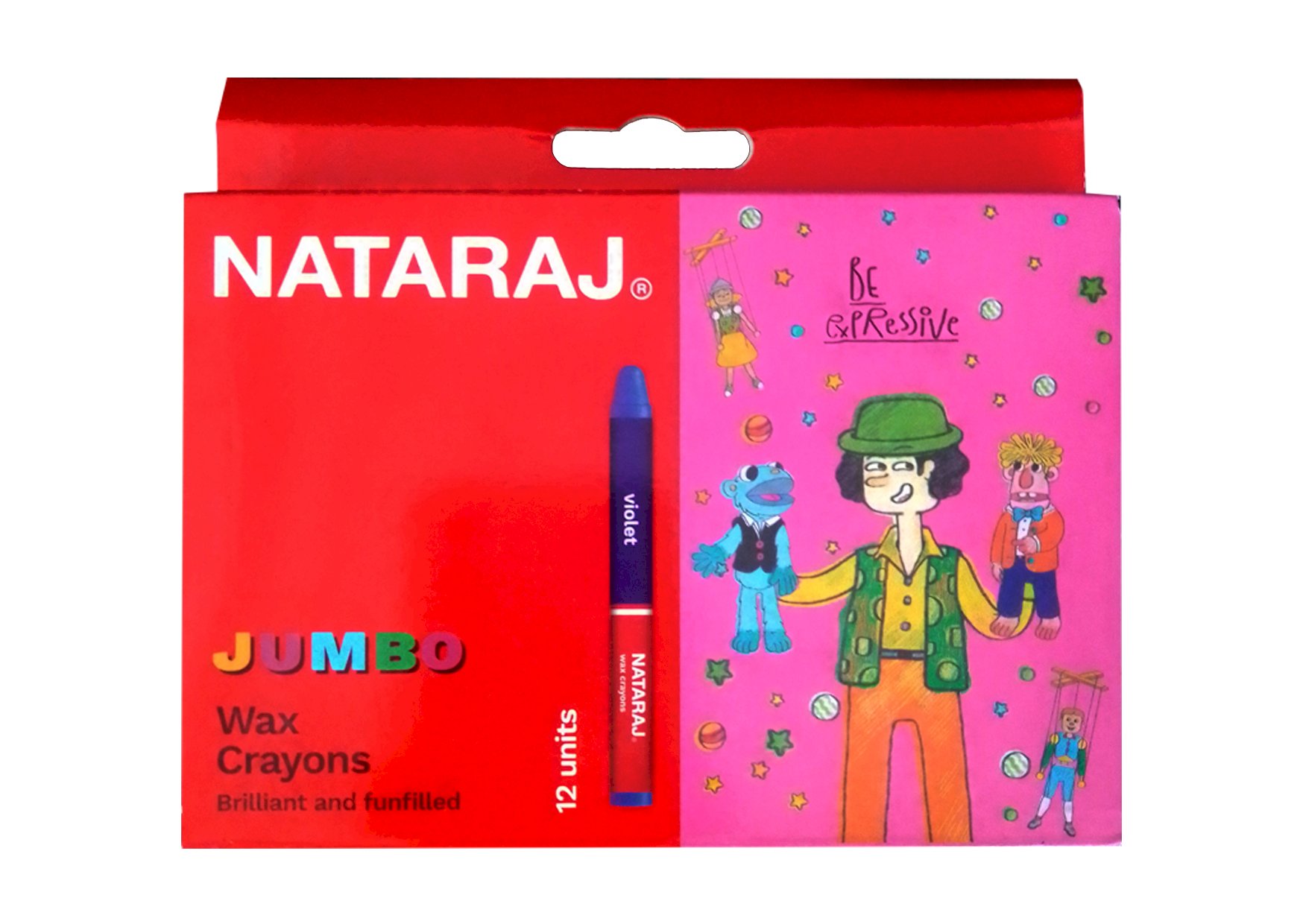 NATARAJ CRAYON JUMBO EXPRESSIVE