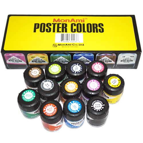 POSTER COLOUR 12 IN 1