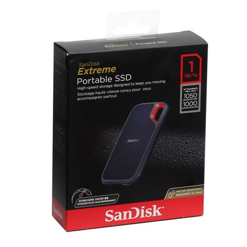 EXTERNAL HARD DRIVE SANDISK 1TB SSD 1000MBPS