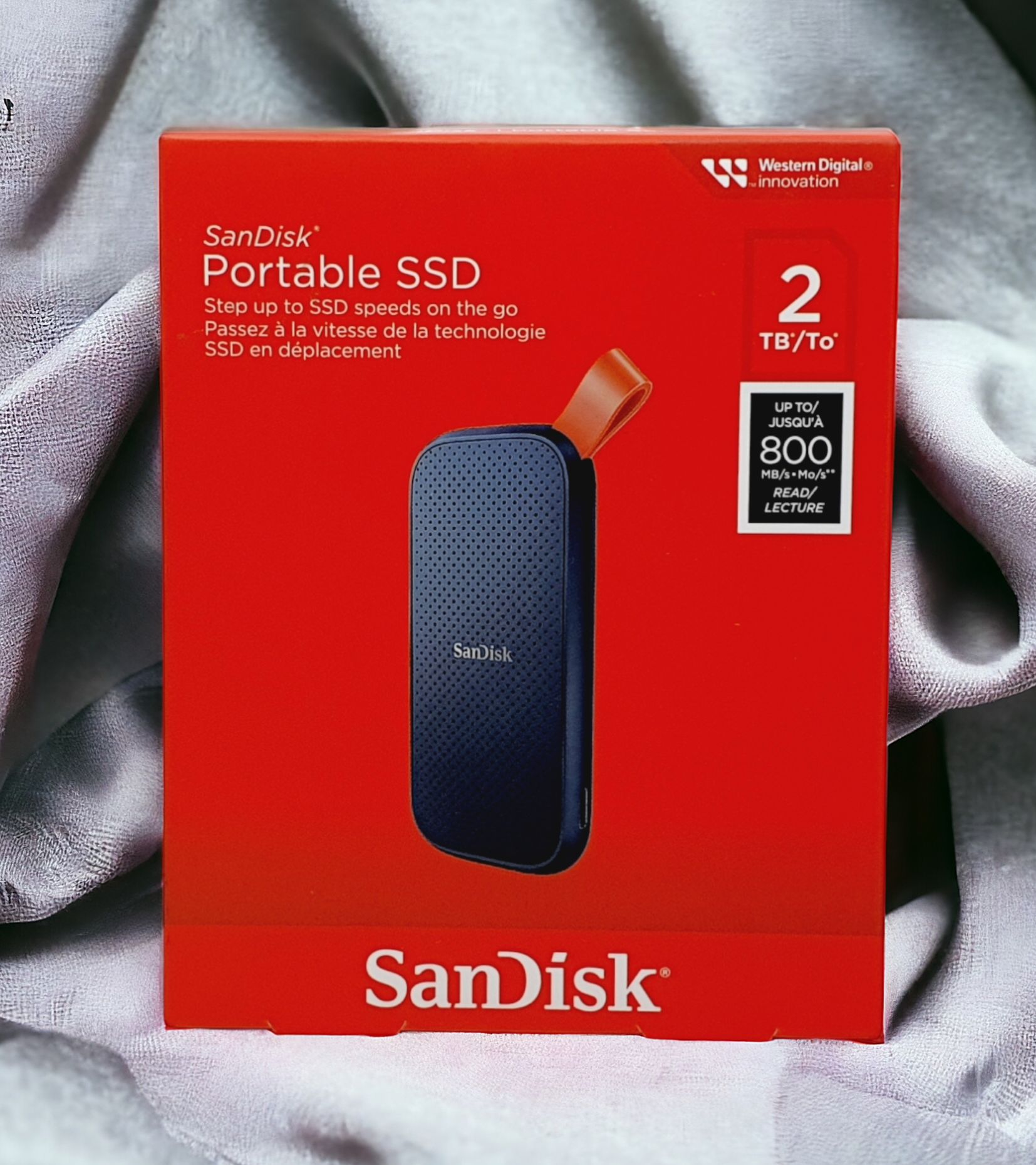 EXTERNAL HARD DRIVE SANDISK 2TB SSD 800MBPS