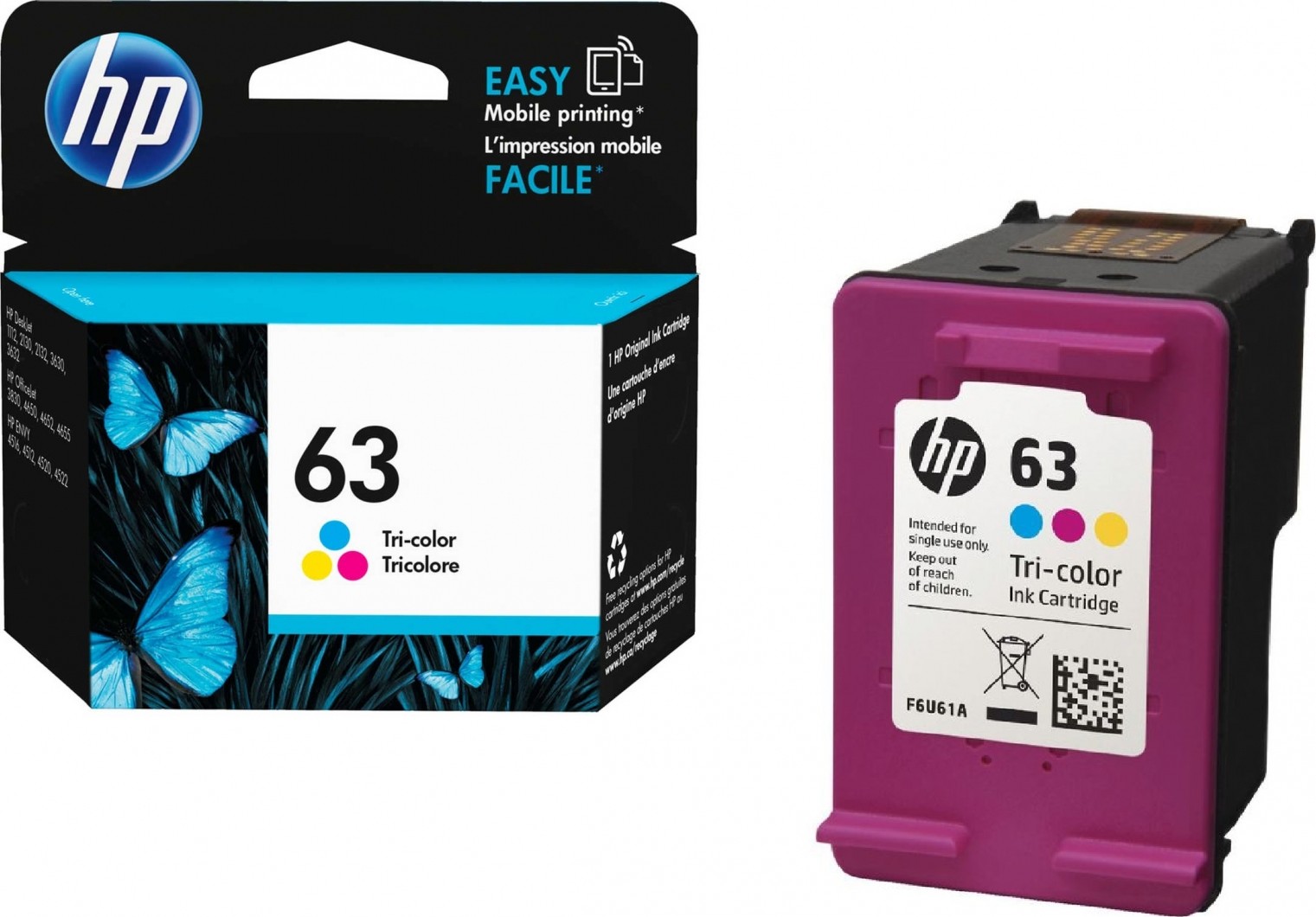 Hp Ink 63 color