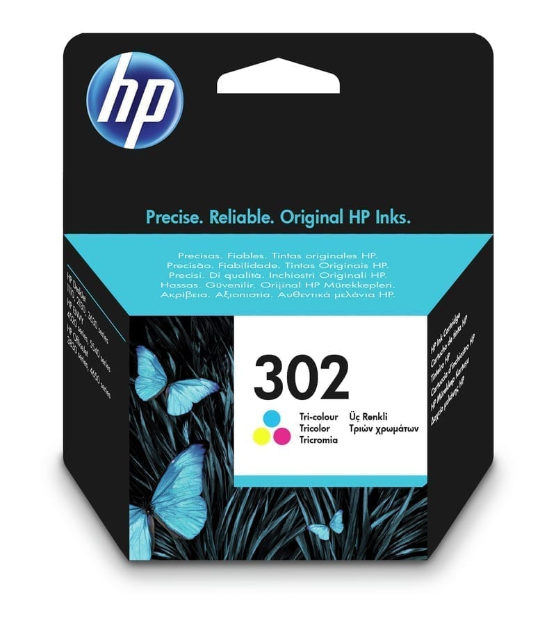 HP 302 tri-color