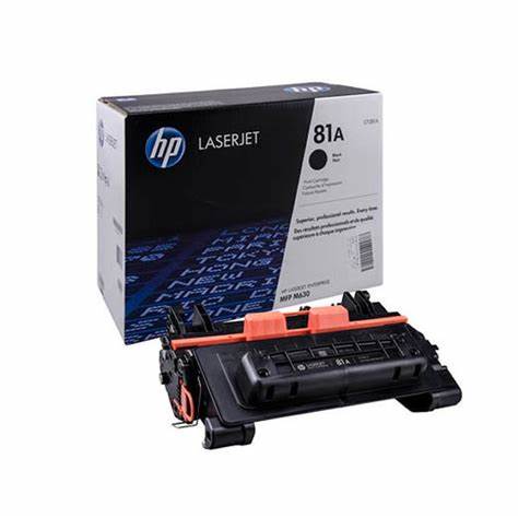 Hp toner 81a black original