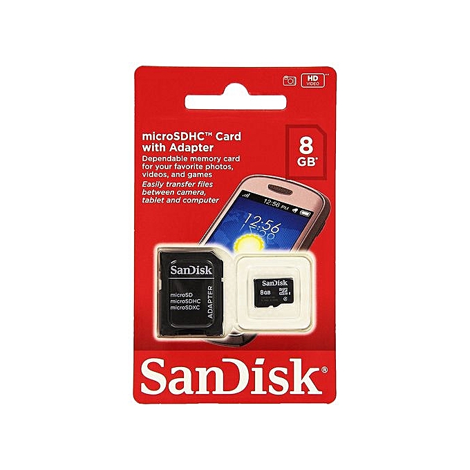 Scandisk Memory Card 8gb