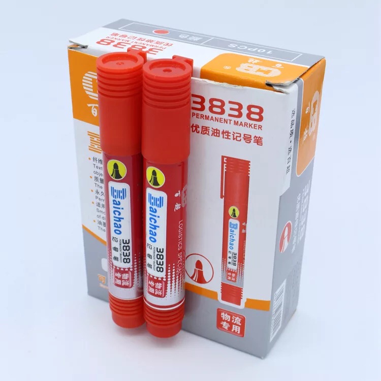 3838 Permanent Marker - Red