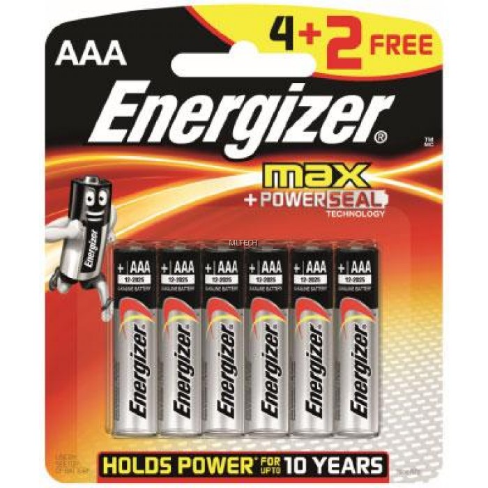 Energizer Battery AAA 6 In 1