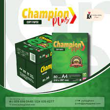 CHAMPION A4 SHEET - BOX