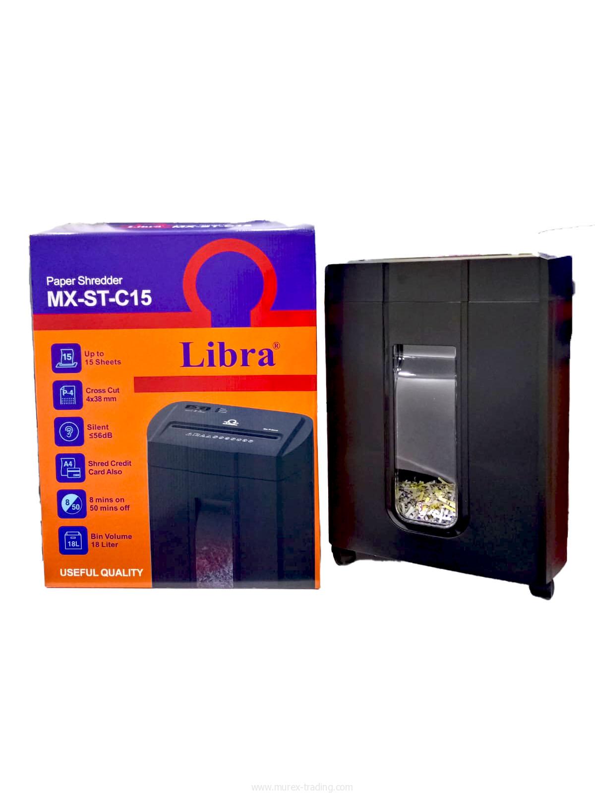 LIBRA PAPER SHREDDER MX-ST-C15