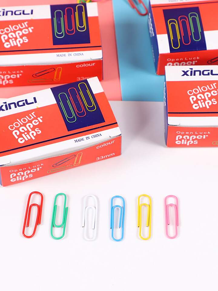 PAPER CLIP 33MM COLOUR