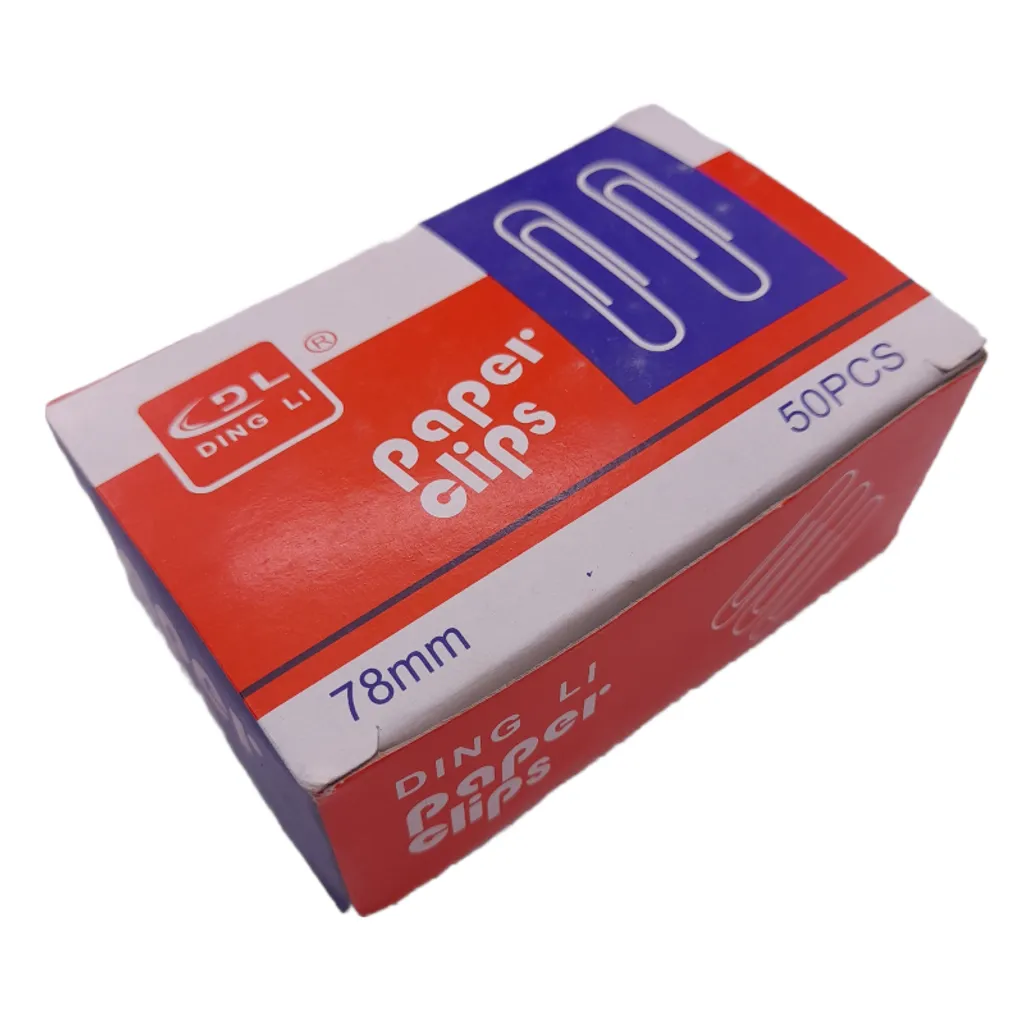 PAPER CLIP 78MM SILVER